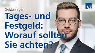 Tages- und Festgeld: Worauf sollten Sie achten?