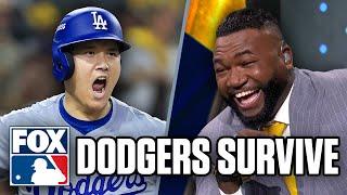 Dodgers SURVIVE Padres, Game 4 Reaction: David Ortiz, Alex Rodriguez & Derek Jeter | MLB on FOX