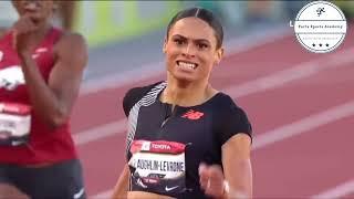 Sydney McLaughlin-Levrone wins the 400 meters in near-record time at U.S. championships