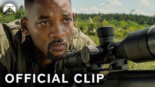 Gemini Man | Will Smith Snipes a Man on Moving Train | Paramount Movies