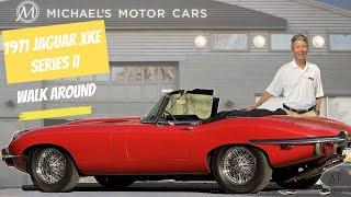 1971 Jaguar XKE Series II Roadster - walk around