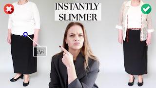 How To Look Slimmer INSTANTLY | Fixing 8 Outfits