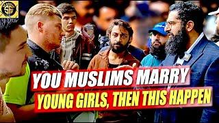 You Muslims Marry Young Girls, Christian Put in his Place Smile2jannah Speaker's corner
