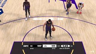 NBA 2K25 Gameday Mode | WARRIORS VS LAKERS 4TH QTR HIGHLIGHTS