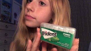 asmr ~ gum chewing | mouth sounds