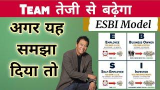 Team तेजी से बढ़ेगी अगर यह बता दिया तो/How to make rich/Cashflow Quadrant/ESBI model