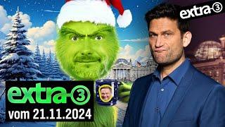 Der Grinch, der die Ampel stahl: Wahlkampf auf dem Weihnachtsmarkt | extra 3 vom 21.11.2024 · Teil 1