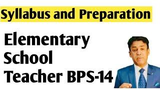 Elementary School Teacher BPS14 || syllabus & preparation ||