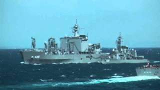 Fleet review 観艦式・給油デモ20121008