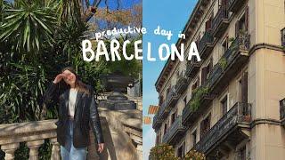 a productive (ish) day in Barcelona | exploring and studying | AD