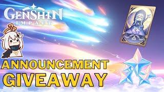 Announcement and Stream Giveaway | Genshin Impact