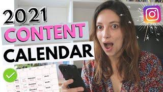 2023 monthly Instagram content calendar | Instagram content strategy step-by-step