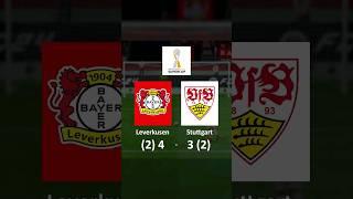 Leverkusen 2 (4) - (3) 2 VfB Stuttgart | Penalties Shootout Supercup 2024 simulation