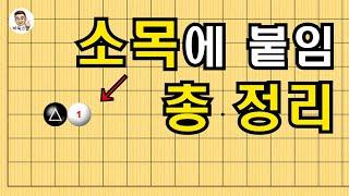 소목에 붙임 총 정리 #실전바둑 #바둑강의 #baduk #문원장바둑스쿨 #중급바둑스쿨