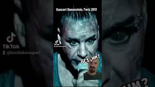 Koncert Rammstein, Paris 2012, imate na YT, oči se pojave na 30min 21 sek