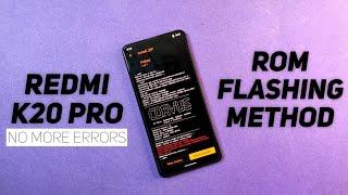 ROM Flashing Method For Redmi K20 Pro |Encryption & Decryption | MIUI/OSS Vendor & MIUI ROMs