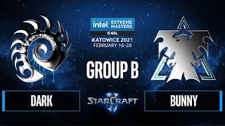 SC2 - Dark vs. Bunny - IEM Katowice 2021 - Group B