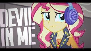 ᴅᴇᴠɪʟ ɪɴ ᴍᴇ ; sunset shimmer PMV