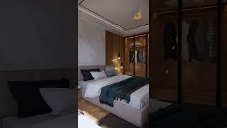 Modern Bedroom Design | Interior Design #shorts #short #interiordesign