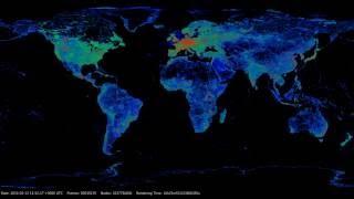 OpenStreetMap nodes history 2006-2016