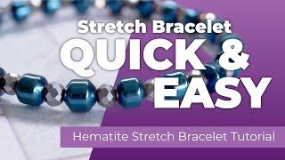 Make a STUNNING Stretch Bracelet in Minutes!