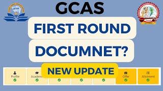 GCAS First Round | Document Verification | GCAS Portal 2024 | Bknmu Junagadh #gcas