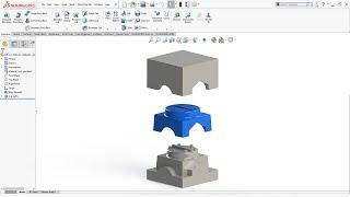 SolidWorks Tutorial | Core and Cavity