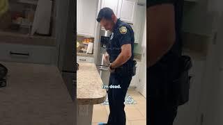 Officer struggling to go to the bathroom  (@sometimesmamayells)