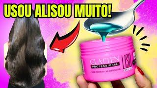 USOU ALISOU! Progressiva Caseira! 100% LISO ESCORRIDO - Sem Química! A MELHOR QUE JÁ USEI!