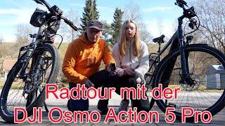 Radtour mit DJI Osmo Aktion 5 Pro