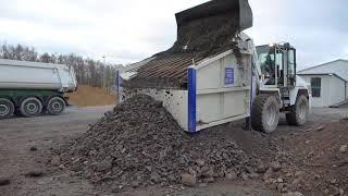 Unterbau für Pflasterflächen mit SBR 3 und CAT 914 aufbereiten