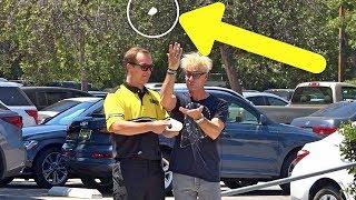 LITTERING IN FRONT OF SECURITY GUARD!!! (Best Trick Ever!)