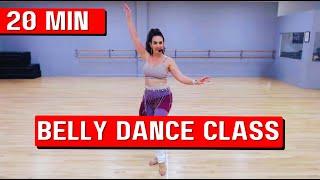 Belly Dance Workout for Beginners  20-Minute Class! #bellydance