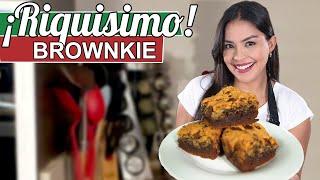 COMO HACER BROOKIE | BROWNIE + GALLETAS CON CHISPAS