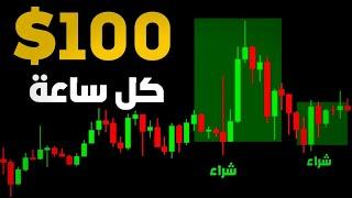 استراتيجية سكالبنج مضاربة يومية فريم 5 دقائق | كيف تربح 100 دولار في الساعة