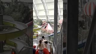 Scary Red Water Slide at Tropical Islands - Rote Rutsche - Slide Tower