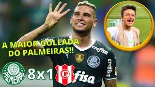 A MAIOR GOLEADA QUE EU JÁ VI!! PALMEIRAS 8 x 1 INDEPENDIENTE!!