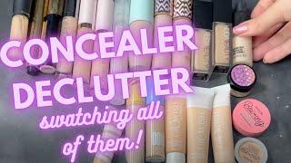 Beauty Room Clean Up Quick Declutter Part 2 | Decluttering all of my CONCEALERS