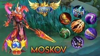 MOSKOV BEST BUILD TO RANK UP FASTER IN 2024 ! ( ONE SHOT TRICKS ) Night king play