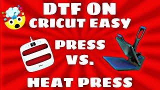 USING DTF TRANSFERS WITH CRICUT EASY PRESS 2 VS. 16X20 HEATPRESS  #dtf #directtofilm #fypシ