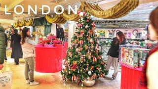  Inside London Selfridges Christmas Shop | London Walk at Christmas | London Christmas Shopping