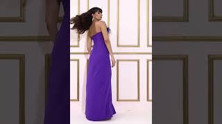 Wholesale Goddiva Feather Boobtube Maxi Dress| City Goddess Wholesale
