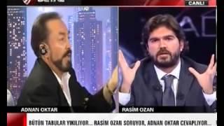 Rasim Ozan Kütahyalı Adnan Oktar Kavgası Canlı yayında 25.01.2013