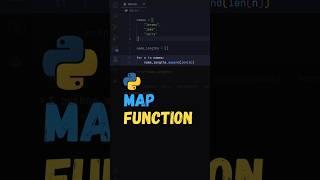 Map Function in Python #python #programming #coding #code