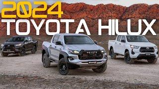 2024 Toyota HiLux GR Sport, SR, and Workmate - Driving, Interior, Exterior and Price