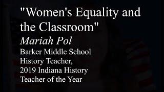 Womens Equality and the Classroom   Mariah Pol