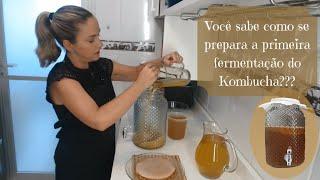 Kombucha: Primeira Fermentação