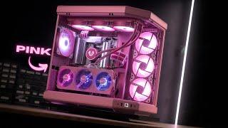 Building the Perfect Pink PC in the HYTE Y70 – Ultimate Aesthetic Build!