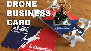 The World's First FPV Drone Racing Business Card - Aerial Sports League