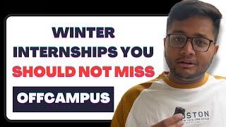 Winter Internships you should not miss | OFFCAMPUS